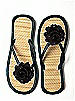 Glimmer Flower Trimmed Bridesmaid Flip Flop