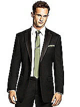 Men's Skinny Tie in Duchess Satin