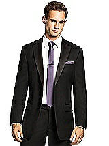 Men's Skinny Tie in Duchess Satin