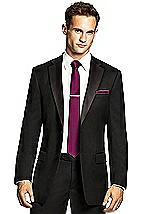 Men's Skinny Tie in Duchess Satin