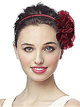 Crinkle Chiffon Round Flower
