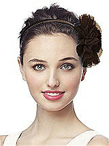 Crinkle Chiffon Round Flower