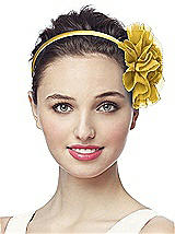 Crinkle Chiffon Round Flower